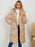 Long Sleeve Longline Hooded Winter Coat - Byyde
