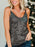 Sequined V-Neck Cami Top - Byyde