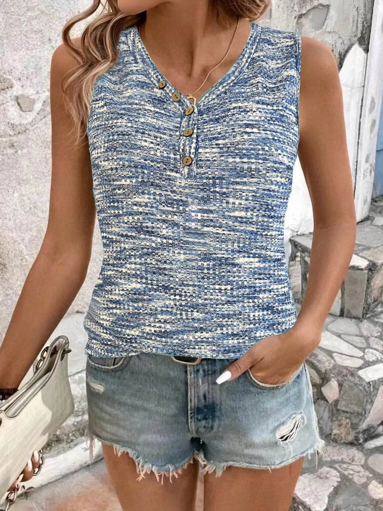 Full Size V-Neck Tank Plus Size - Byyde