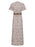 Full Size Printed V-Neck Short Sleeve Maxi Dress Plus Size - Byyde