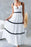Tiered Maxi Dress with Scalloped Trim - Byyde