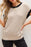 Textured Knit Sweater with Contrast Trim Details - Byyde
