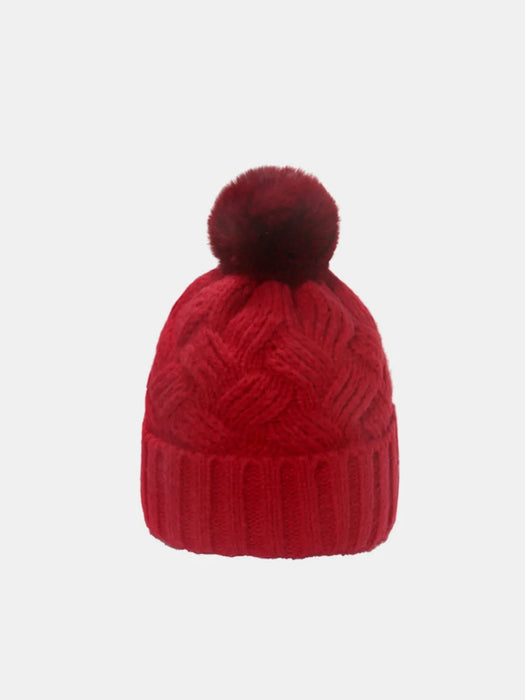 Roll Rim Cable-Knit Hat - Byyde