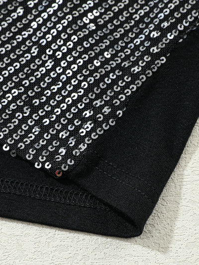 Sequined V-Neck Cami Top - Byyde