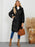 Long Sleeve Longline Hooded Winter Coat - Byyde