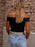 Folded Off Shoulder Slim Top - Byyde