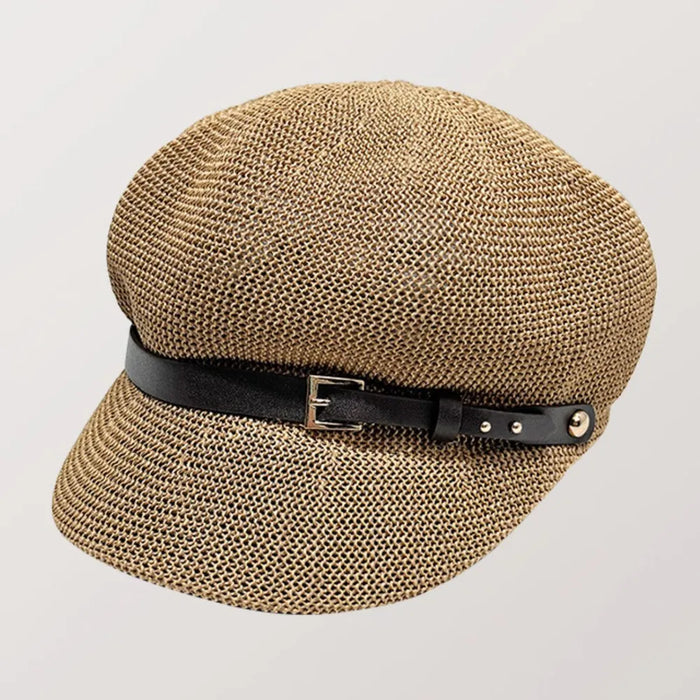 Straw Woven Buckle Hat - Byyde