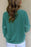Notched Drop Shoulder Long Sleeve Sweatshirt - Byyde