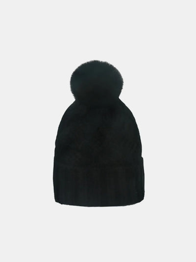Roll Rim Cable-Knit Hat - Byyde
