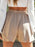 High-Waisted Elastic Waistband Layered Shorts - Byyde