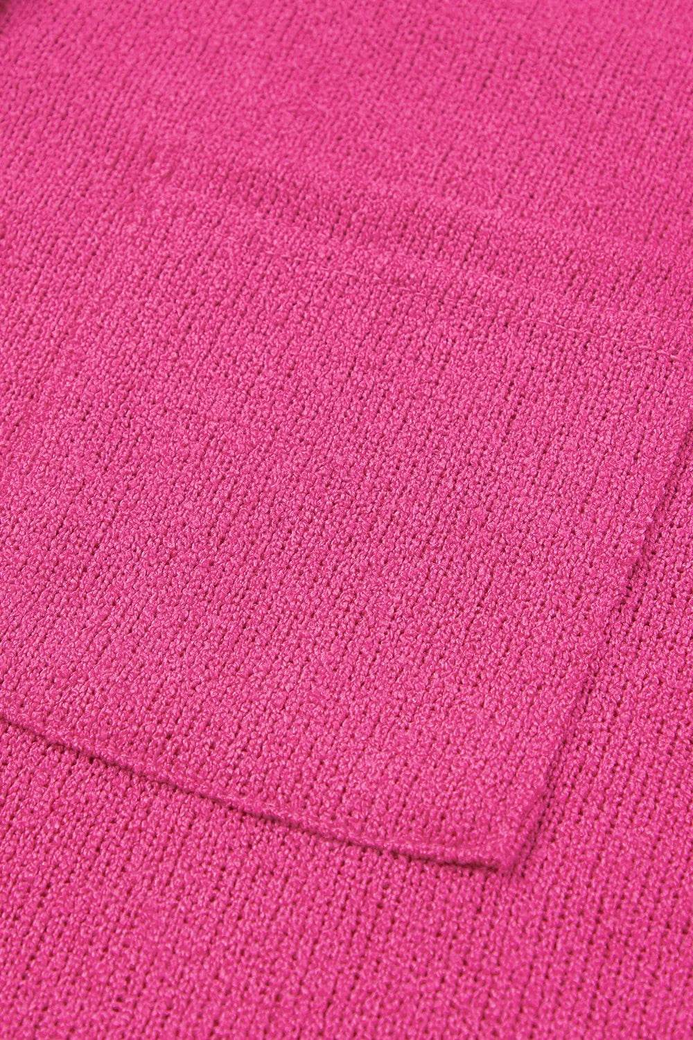 Exposed Seam Detail Henley Knit Hoodie - Byyde