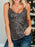 Sequined V-Neck Cami Top - Byyde