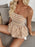 Plaid Smocked Tube Top - Byyde
