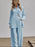 Button Up Long Sleeve Shirt and Pants Set - Byyde