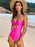 Cutout Sweetheart Neck One-Piece Swimwear and Cover-Up Swim Set - Byyde