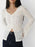 Lace V-Neck Flare Sleeve T-Shirt - Byyde