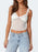 Ruffle Trim Swiss Dot Cami Top - Byyde