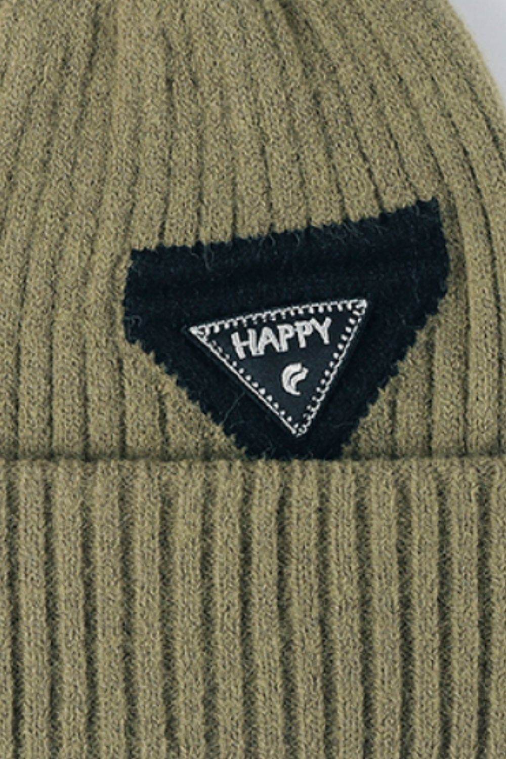 HAPPY Contrast Beanie - Byyde