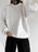 Round Neck Dropped Shoulder Long Sleeve Sweatshirt - Byyde