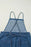 Adjustable Tie Straps Wide Leg Denim Overalls - Byyde