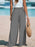 Full Size Drawstring Waist Wide Leg Pants Plus Size - Byyde