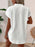 Notched Short Sleeves Casual Blouse - Byyde