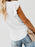 V-Neck Tie-Front Flutter Sleeve Blouse - Byyde