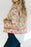 Floral Button Up Long Sleeve Winter Coat - Byyde