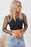 Pearl Long Sleeve Mesh Cropped Top - Byyde