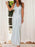 Halter Neck Wrap Maxi Dress with Tie Detail - Byyde