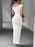 Asymmetrical One Shoulder Bodycon Maxi Dress - Byyde