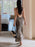 Leopard Print Satin Maxi Dress - Byyde