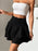 Smocked Layered Mini Skirt - Byyde