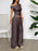 One Shoulder Top and Wide Leg Pants Set - Byyde