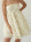 Strapless Floral Print Summer Dress - Byyde