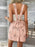 Devine Flower Wide Strap Overalls with Pockets - Byyde