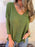 Full Size Casual V-Neck Knit Sweater Plus Size - Byyde