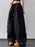 Heart Print Drawstring Wide Leg Pants - Byyde