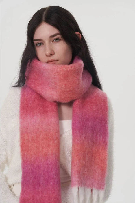 Fringe Gradient Thermal Scarf - Byyde