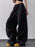 Heart Print Drawstring Wide Leg Pants - Byyde