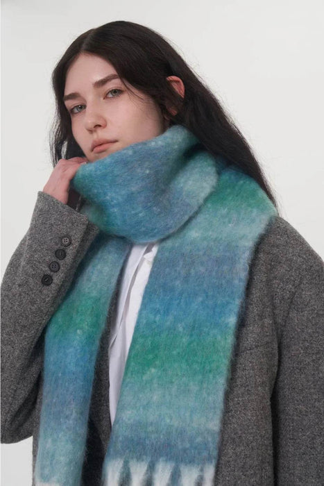 Fringe Gradient Thermal Scarf - Byyde