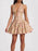 Floral Halter Neck Mini Dress - Byyde