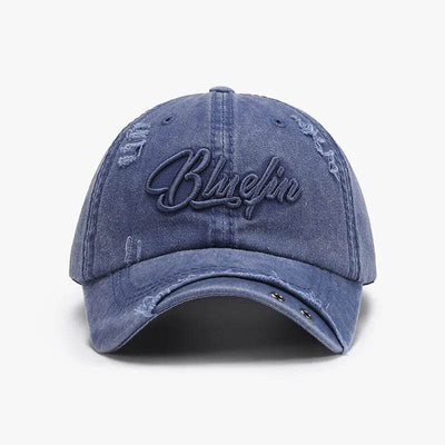 Embroidered Letter Cotton Baseball Cap - Byyde