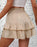 Ruffle Layered High Waist Casual Skort - Byyde