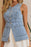 Sleeveless Button-Front Denim Vest Top - Byyde