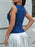 V-Neck Button-Front Denim Vest - Byyde