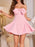 Bow Tube A-Line Mini Dress - Byyde