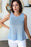 Sleeveless Knit Tank Top with Textured Pattern - Byyde