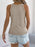 Openwork Sleeveless Knit Tank - Byyde