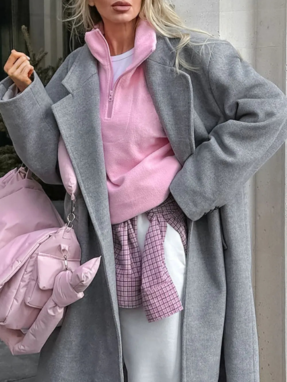 Quarter Zip Long Sleeve Sweatshirt - Byyde